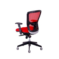 Kancelářská židle DIKE bez podhlavníku, červená