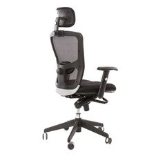 Kancelářská židle DIKE s podhlavníkem, černá