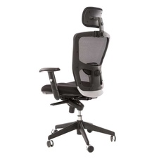 Kancelářská židle DIKE s podhlavníkem, černá