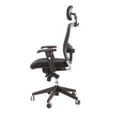 Kancelářská židle DIKE s podhlavníkem, černá