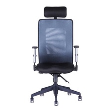 Kancelářská židle CALYPSO GRAND, stavitelný podhlavník, antracit