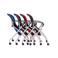 Jednací židle Metis na kolečkách, antracit