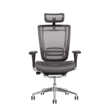 Kancelářská židle LACERTA s podhlavníkem, antracit