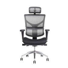 Kancelářská židle MEROPE s podhlavníkem, antracit