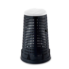 Stojan na odpadkové pytle 120l, bílé víko