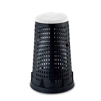 Stojan na odpadkové pytle 120l, bílé víko