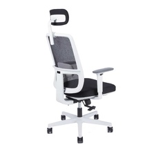 Kancelářská židle CANTO WHITE SP, černá mesh