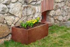 Corgarden zahradní květináč LINE 40x90x30 cm