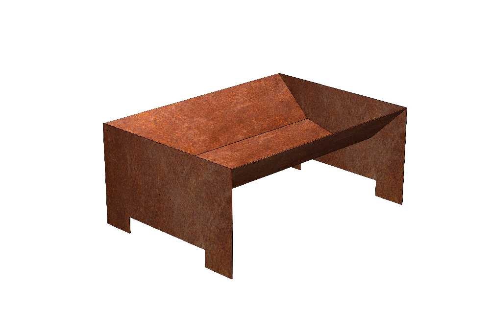 Corgarden zahradní ohniště STRATO 50x70x30 cm