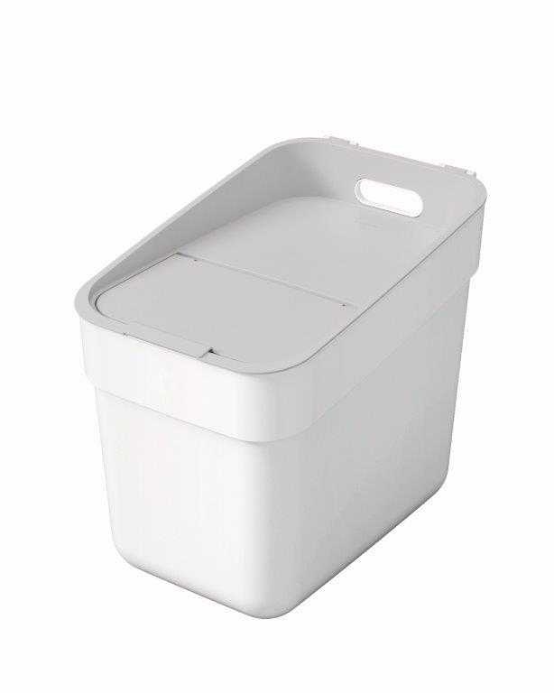 Plastový odpadkový koš Curver Ready To Collect 20l, bílá