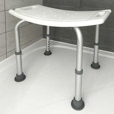 Stolička do sprchy hranatá