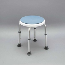 Stolička do sprchy s otočným sedákem a nosností 120 kg