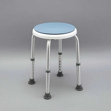 Stolička do sprchy s otočným sedákem a nosností 120 kg