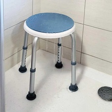 Stolička do sprchy s otočným sedákem a nosností 120 kg