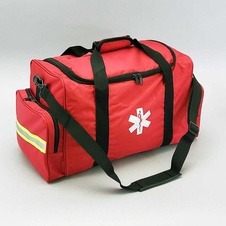 Záchranářská zdravotní brašna Emergency-červená, bez náplně