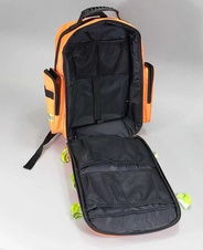 Zdravotnický batoh Emergency-oraznžová, bez náplně