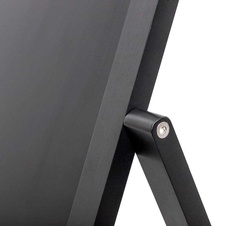 Dřevěné áčko Flip 55x105 cm, černá