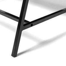 Křídové dřevěné áčko Swing 50x70 cm, černá