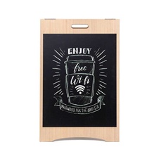 Dřevěné áčko Economy 51x65 cm