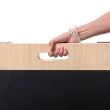 Dřevěné áčko Economy 51x65 cm