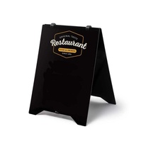 Křídové reklamní áčko Grab & Grip 50x70 cm, černá