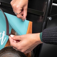 Kovové áčko Elegant s topkartou, formát 50x70 cm