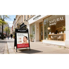 Kovové áčko Elegant s topkartou, formát A1