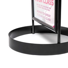 Reklamní áčko City Elegant Steel, 50x70 cm, černá