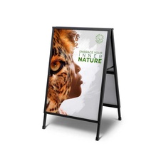 Ocelové reklamní áčko Slide in, formát A1