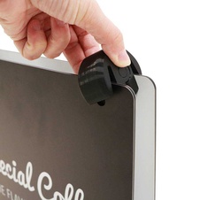 Křídové reklamní áčko Grab & Grip, A1, bílá