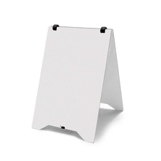 Křídové reklamní áčko Grab & Grip, A2, bílá
