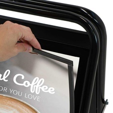 Kovové áčko Elegant, formát 70x100 cm