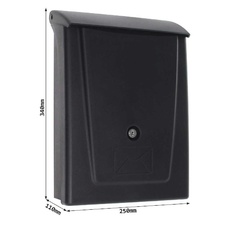 Rottner Posta plastová poštovní schránka, černá