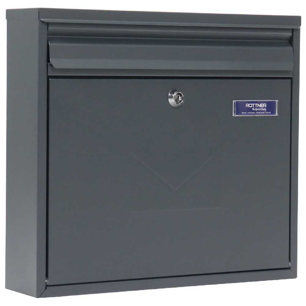 Rottner Teramo ocelová poštovní schránka, antracit