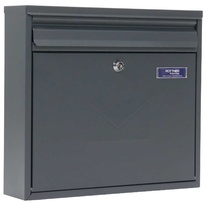 Rottner Teramo ocelová poštovní schránka, antracit