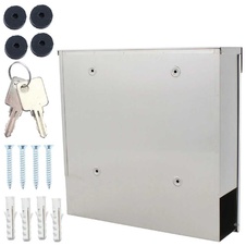 Rottner Kensington poštovní schránka s tubusem na noviny, nerez