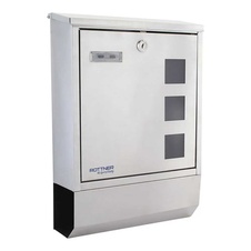 Rottner Corto poštovní schránka s tubusem, nerez