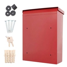 Rottner Brighton ocelová poštovní schránka, červená