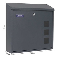 Rottner Muro kovová poštovní schránka, antracit