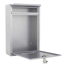 Rottner Tarvis ocelová poštovní schránka, stříbrná