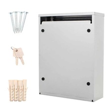 Rottner Como ocelová poštovní schránka, stříbrná