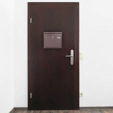 Rottner Teramo ocelová poštovní schránka, hnědá