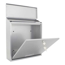 Rottner Bolzano ocelová poštovní schránka, stříbrná