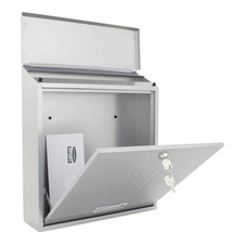 Rottner Bolzano ocelová poštovní schránka, stříbrná