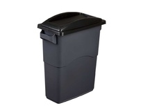 Koš ECO na tříděný odpad 60 l, černé víko s klapkou
