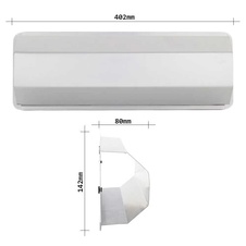 Rottner Pescara box na noviny, stříbrná