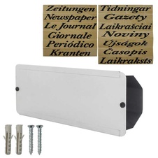 Rottner Pescara box na noviny, stříbrná