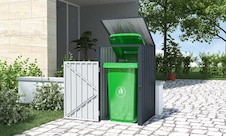 Přístřešek na popelnice G21 73x121x82 cm, antracit