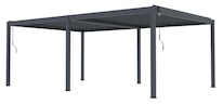Bioklimatická pergola G21 Austin 6x4m, antracit