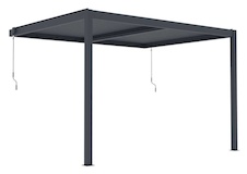 Bioklimatická pergola G21 Trenton 4x3m, antracit